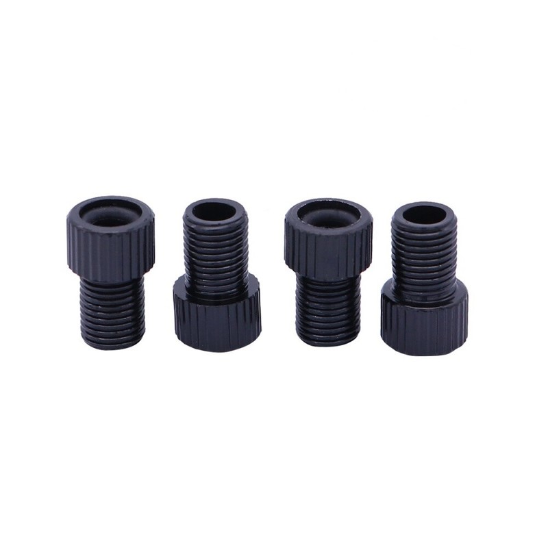 4 PCS Aluminum Alloy French to Schrader Adapters Converters MTB Road
