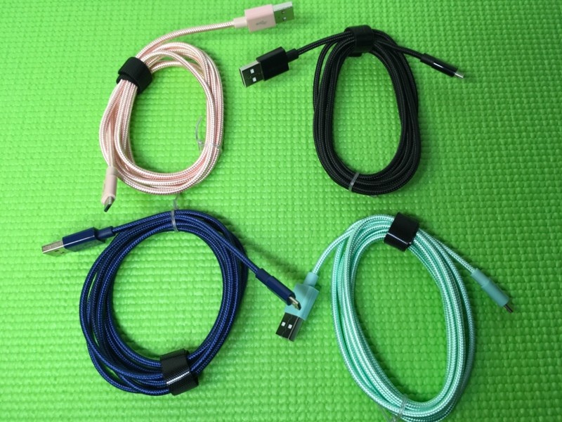 Lot of 4 blackweb Sync and Charge Cable 6 feet Micro USB Cable. gallery