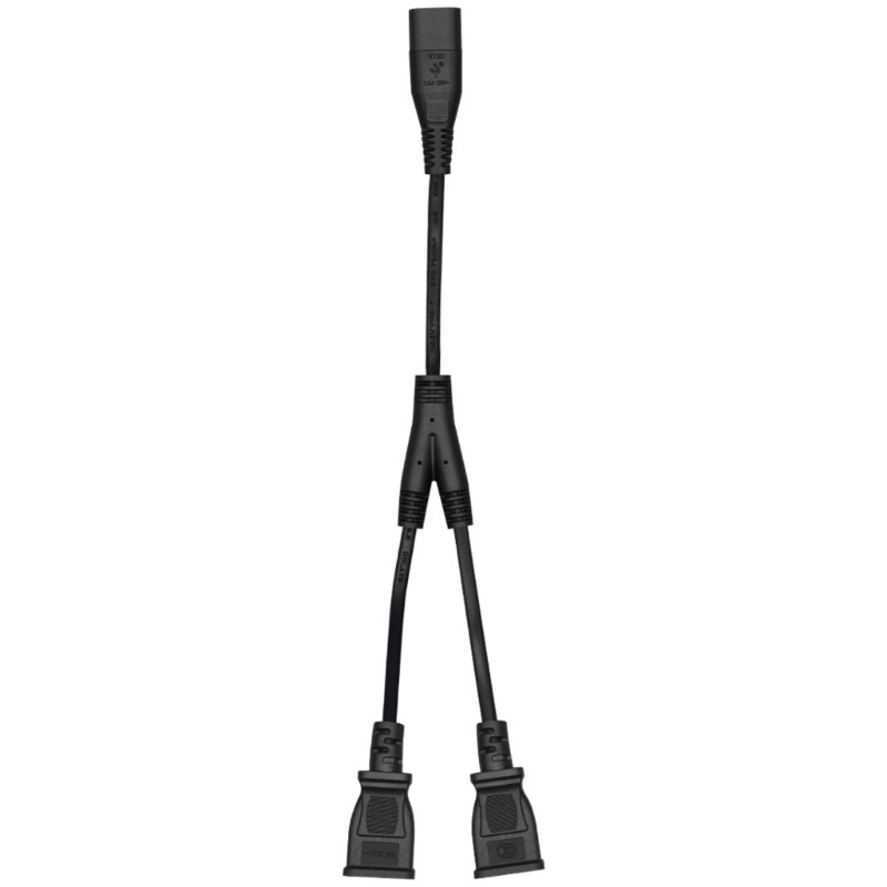 Heavy Duty C8 Plug to 2 Pin Outlet Converters Cable with Metal Conductors gallery