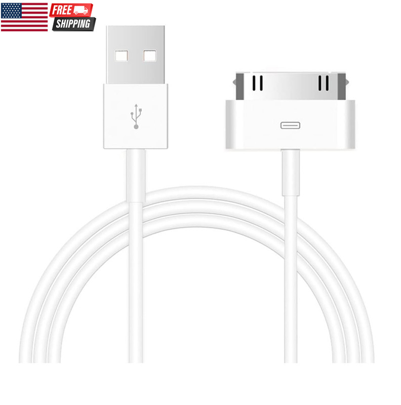 Cable Compatible with Iphone 4/4S/3G/3Gs,Old Ipad 2 3 1,Ipod Touch 4 3 2 1 Nano, gallery