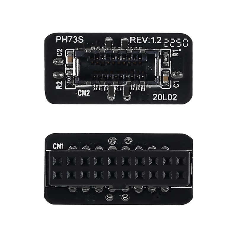 2pcs USB Front Panel Adapter USB 3.1 Front Panel Socket -Key-A to USB 3.0 20P... gallery