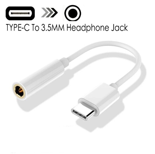USB-C Type C to 3.5mm AUX Headphone Jack Adapter Lot For iPhone 15/Android Phone gallery