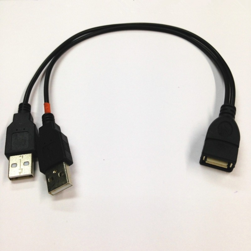 Flexible USB2.0 Splitter Cable for Multiple Device Connection Power Cable gallery
