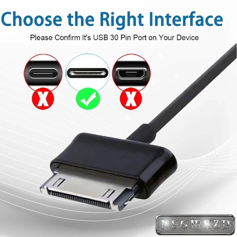 Charger Fit for Samsung Tabelt CE0168/GT-N8013/GT-P3113TS/GT-P5113TS, 30 Pin ... gallery