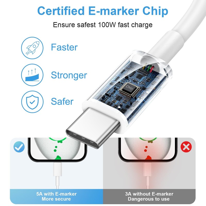 Car Carplay Cable for iPhone 17 16 15 Cable USB to USB Cable[MFi Certified] 5... gallery