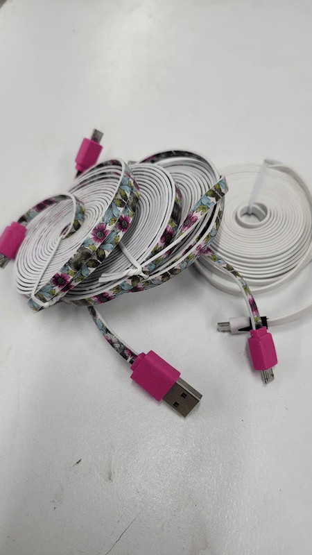 3 X 10FT flat noodle MICRO USB Charger Cable for SAMSUNG GALAXY S3 4 S6+ S7 gallery