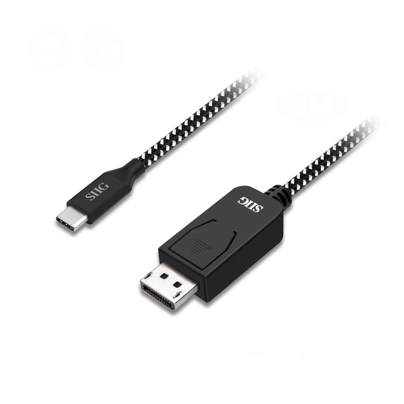 SIIG USB Type-C to HDMI Cable – 2M (CB-TC0B12-S1)