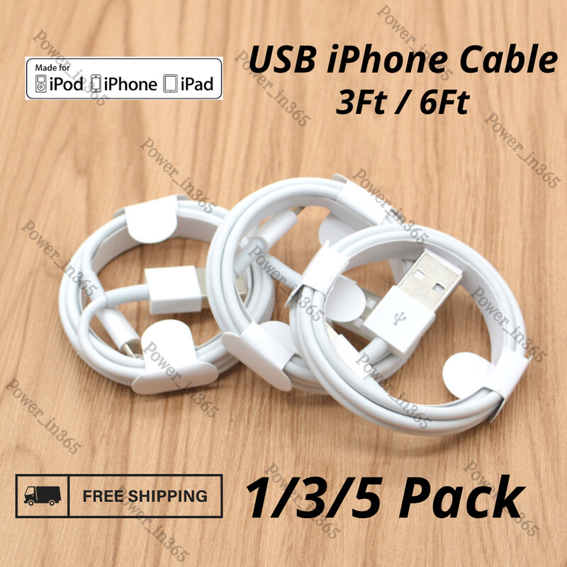 USB Cable Charger Data Cord Lot For iPhone 6 6s 7 8 Plus X XS XR 11 12 13 14 Pro