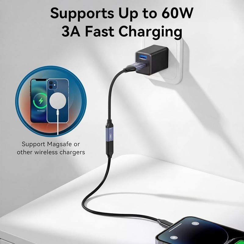 High-Speed USB A to C Adapter - 10Gbps Data Sync & Multi-Device Compatibility gallery