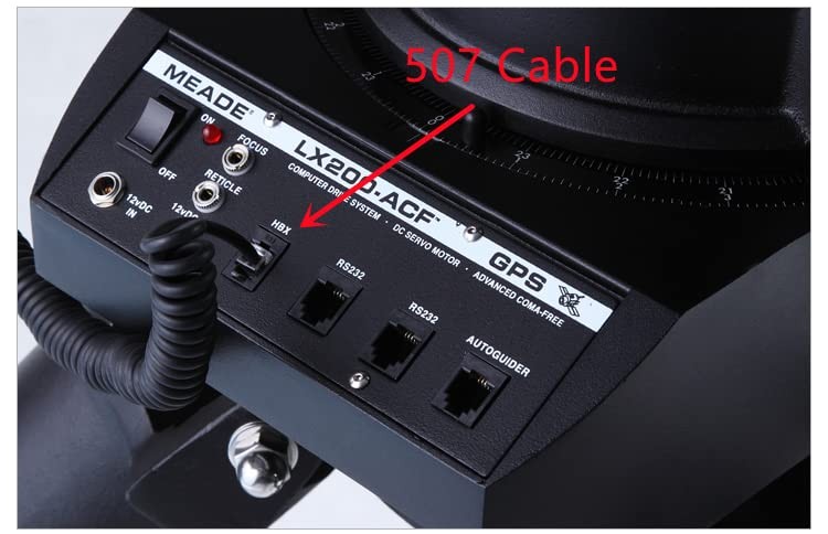 507 Control Cable for Meade LX200 LX600 Series Telescope, USB Console Cable f... gallery