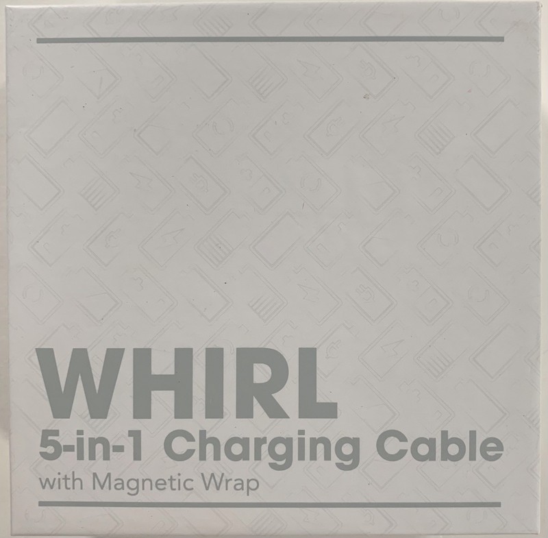 WHIRL 5-in-1 Charging Cable with Magnetic Wrap for iOS Devices
