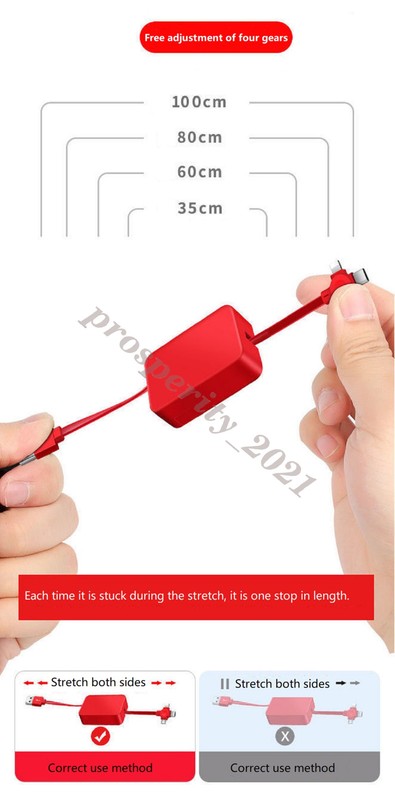 Phone Stand Powerbank Charge Cable Charger Data Cable Retractable Charge Cable gallery