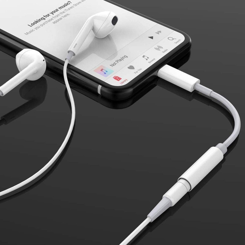 [Apple Mfi Certified] Lightning to 3.5 Mm Headphone Jack Adapter, 2 Pack Earphon gallery