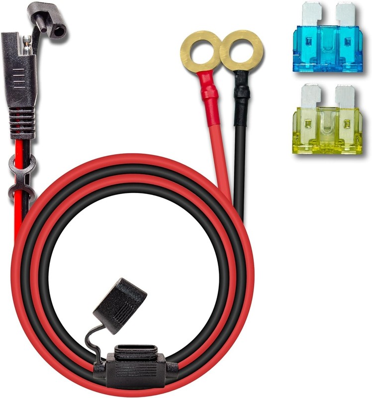 Versatile SAE to O Ring Terminal Cable - 2FT Water-Resistant Charger Extension gallery