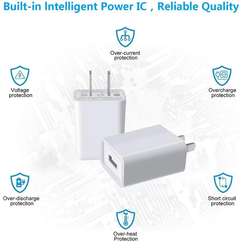 2X 5V 2A USB Port Wall Charger 5 Volt 2 Amp AC-DC Power Adapter Plug Converter gallery