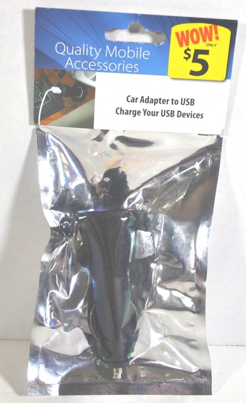 QUALITY MOBILE ACCESSORIES CAR ADAPTER TO USB LOT OF 2