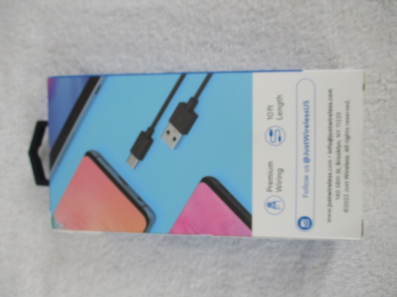 Just Wireless 10ft Cable USB-C Connector For Andriod Devices Premium Wiring gallery