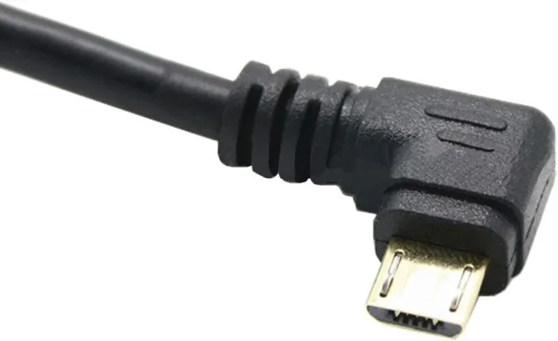 USB to Micro Cable 6Inch Right Angle Short Cord 90 micro 5p gallery