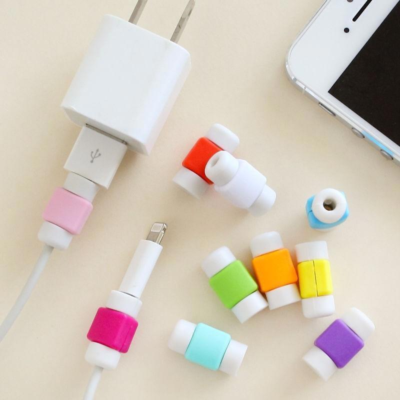 10PCS Protector Saver Cover for iPhone 6/7/Phones USB Charger Cable Cord Wire gallery