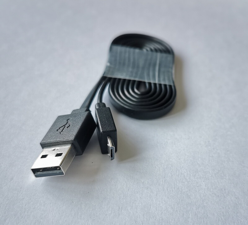 Black Micro USB Charger flat Cable Cord for JBL Flip4 charge 2 3 clip 2 Speaker gallery