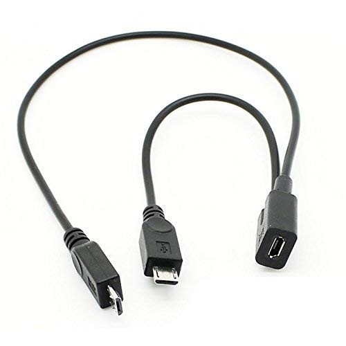 Micro USB 1 to 2 Y Splitter Cable,Micro USB 1 to 2 Charging Extension Cable S... gallery