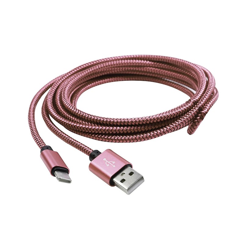3A USB A to Type C Fast Charging Cable Nylon Braided for Samsung Huawei