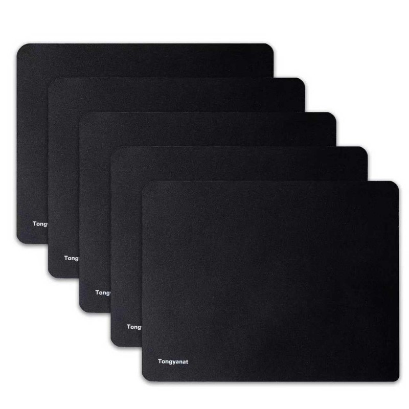 5 Pack Mouse Pad, Ultra-Smooth Gaming Mousepad, Non-Slip Rubber Base Waterpro…