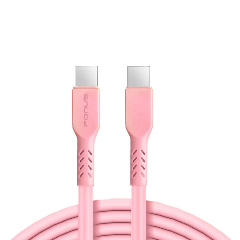 For Galaxy S20/S21/S23/S24/FE – Pink 10ft Long Cable USB-C to Type-C PD Fast