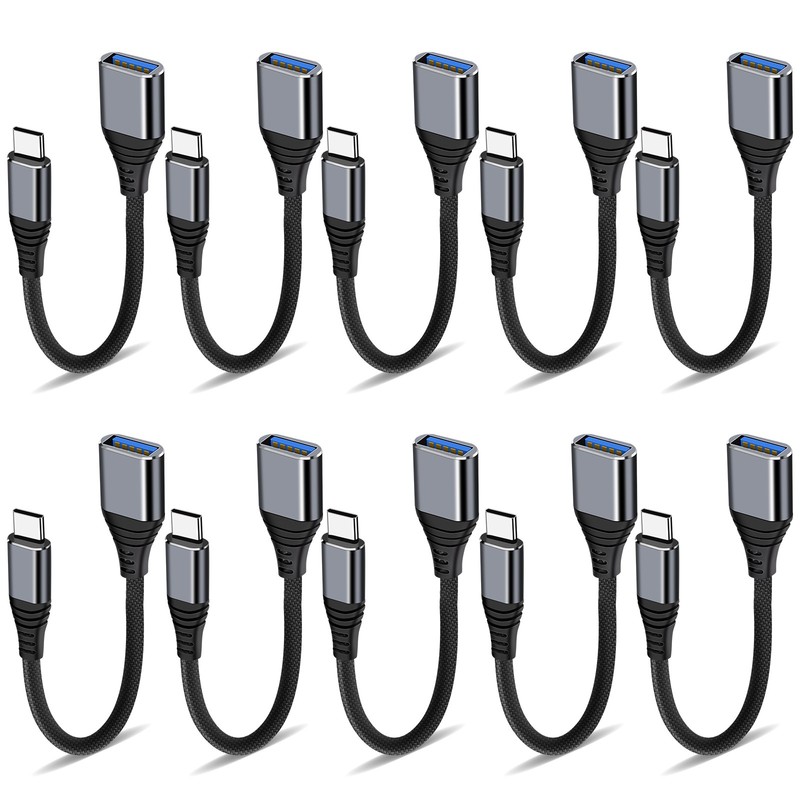 Lot USB C Type C 3.1 Male to USB 3.0 Type A Female OTG Adapter Converter Cord
