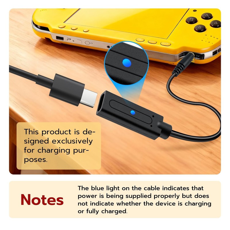 Mcbazel USB C Charger Cable Compatible with PSP 1000/2000/3000/E1000, Type-C... gallery