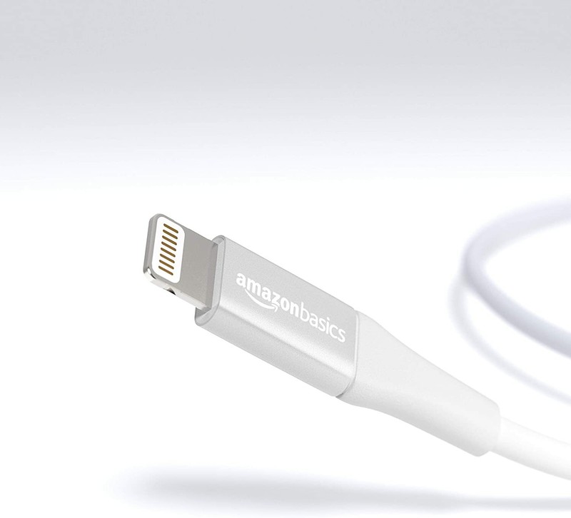 SILVER 10 FT AmazonBasics MFi-Certified USB A Lightning Cable Apple iPhone iPad gallery