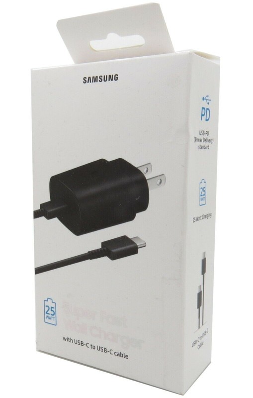 25W Super Fast Wall PD Charger Type C USB-C For Samsung Galaxy Note S22 S21 S20