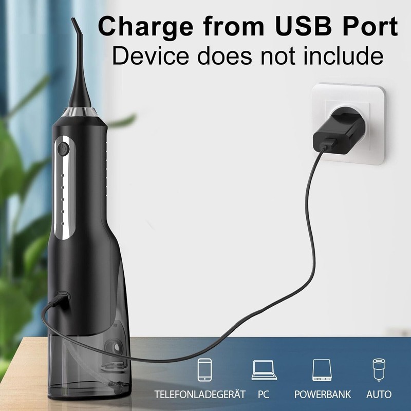 Aquasonic Black Water Flosser USB Charging Cord gallery