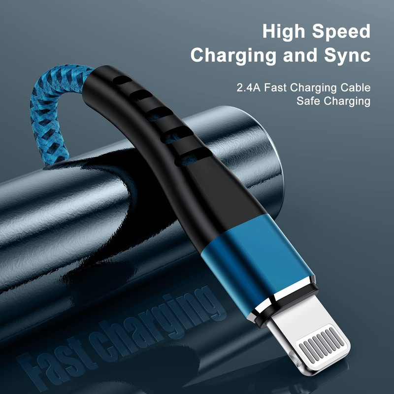 2Pack for Iphone Charger Cord 3FT, Lighting Cable 3 Feet to USB Charging Cable gallery