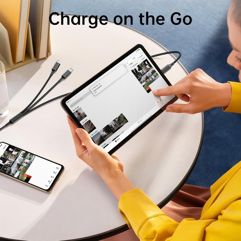 3in1 Fast USB Charging Cable Universal Multi Function iPhone 17 Charger Cord Lot gallery