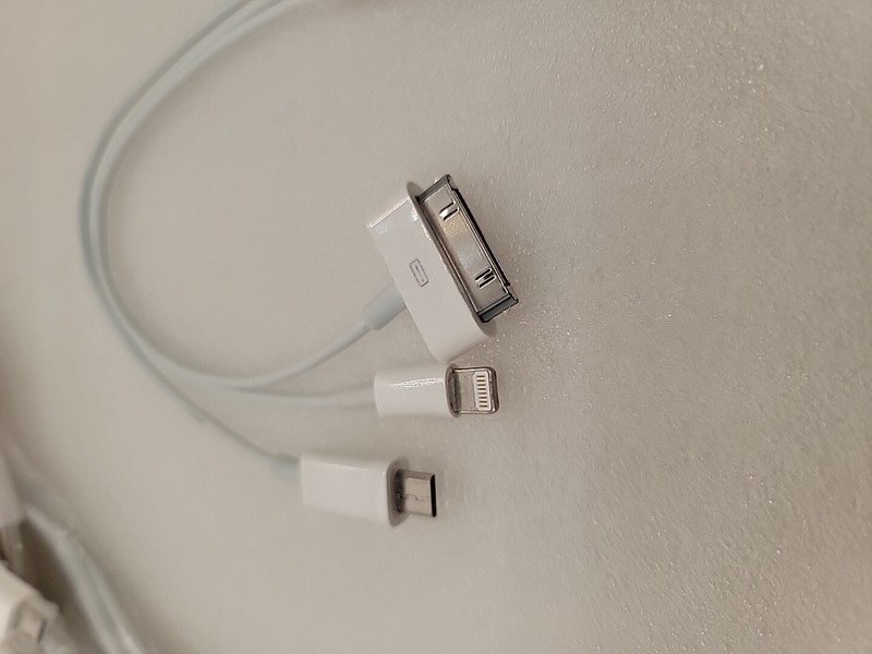 5 PK LOT 3 in 1 USB Charger Cable Apple 8 Pin + Dock Connec gallery