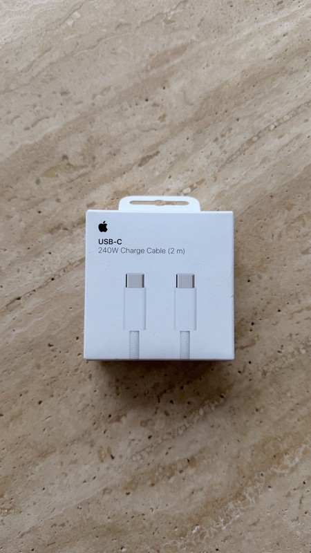 Apple USB-C 240W Charge Cable 2m A2794 Genuine Original Sealed New Fast Charging