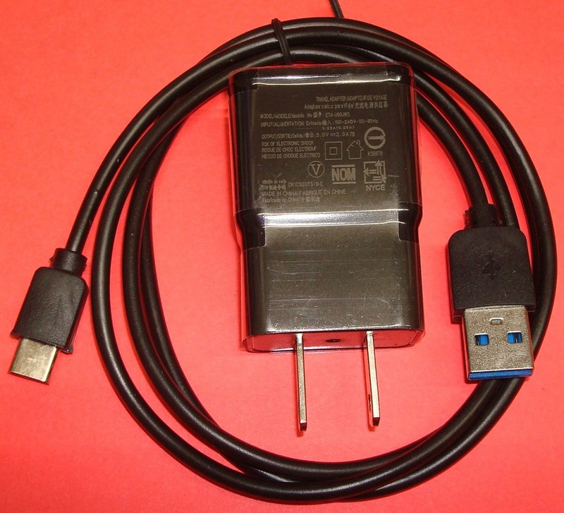 2 pc BLACK AC Charger Type-C Data Cable for Tracfone LG Premier Pro Plus L455DL gallery