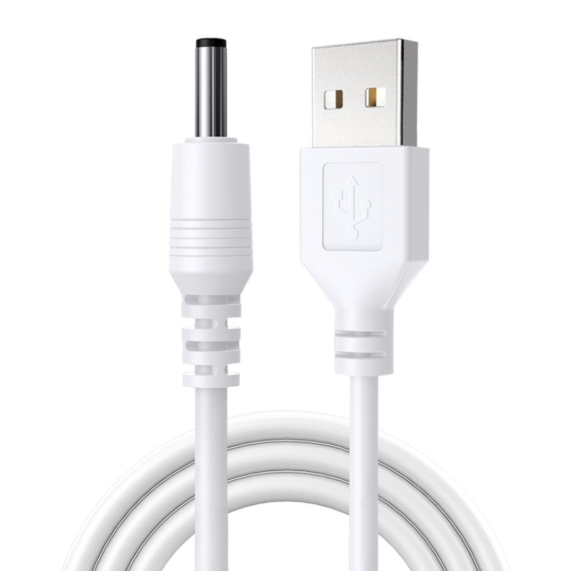 Type A USB Male Port to DC 3.5 x 1.35mm Barrel Plug Power Cable for Speaker