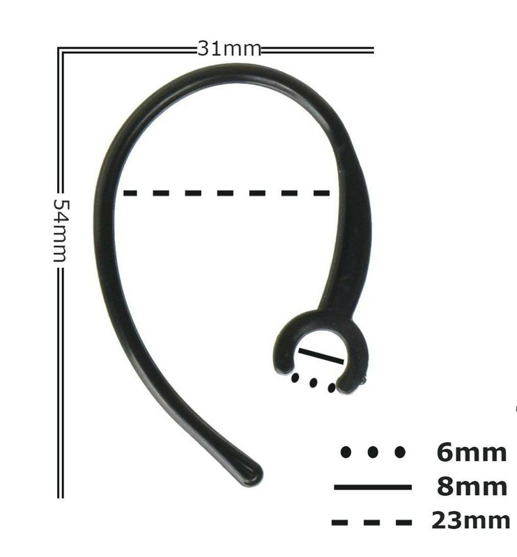8mm Replacement Ear Hooks for Wireless Bluetooth Earbuds Headset Earhooks gallery