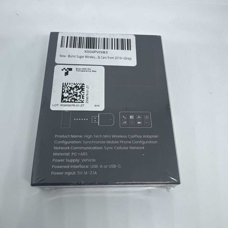 Burnt Sugar Carplay Adapter for iPhone 6 Or Above , Ultra-Mini USB Color GRAY gallery
