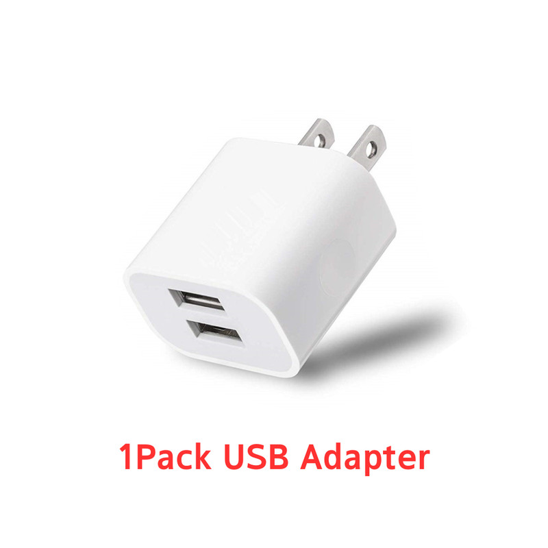 Dual Port USB Power Adapter Cable Fast Charger For iPhone 14 13 12 11 8 7 6 XS X