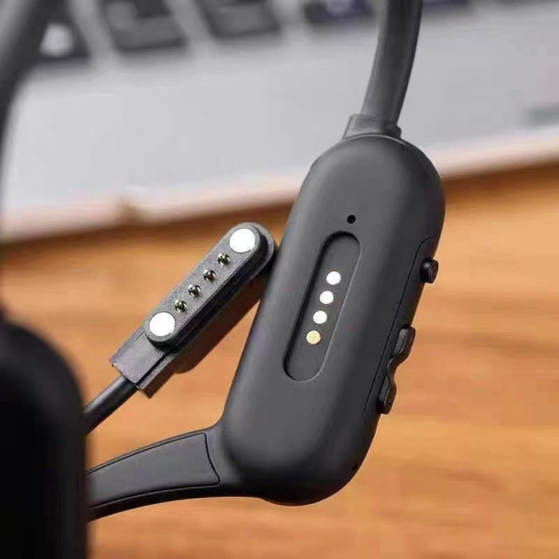 Magnetic Charging Cable 4-Pin 7.62Mm X2 Bone Conduction Open-Ear Wireless Headph gallery