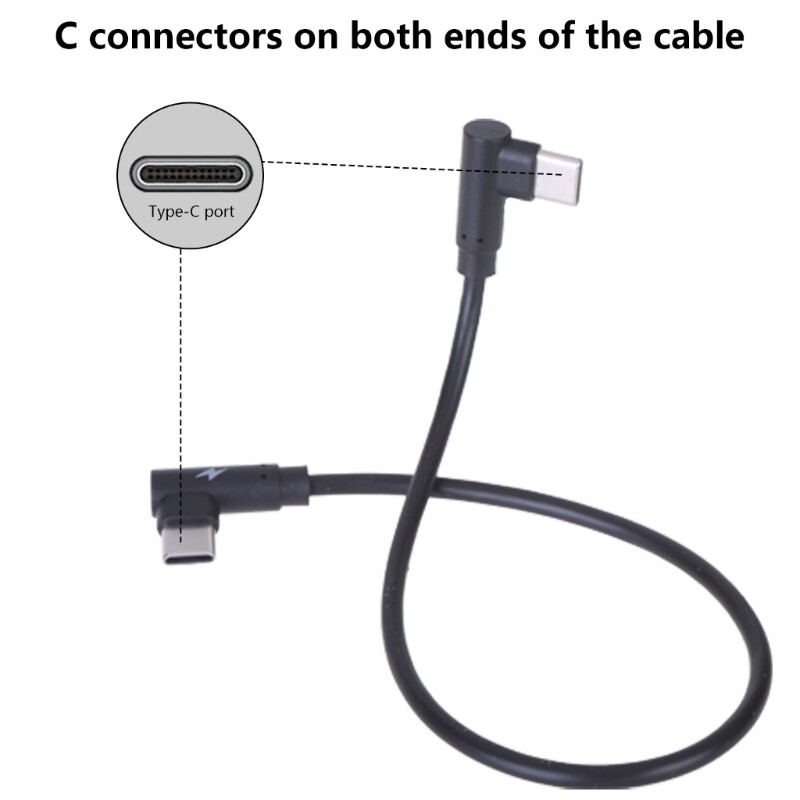 90 Degree Elbow Type Cable 40W Fast Charging Wire Data Wire Cord gallery