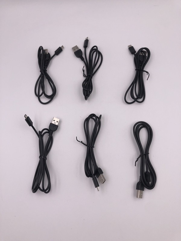 Black 3FT Micro USB Charging Cable 6 Piece Set (E5)