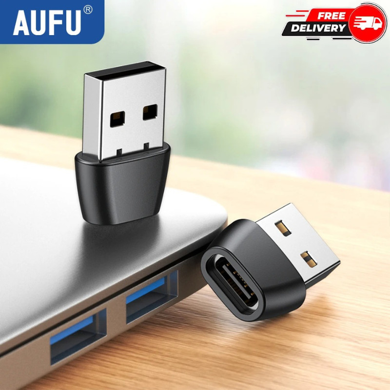 1/3/5PCS USB C OTG Adapter Type C Male to USB C Female Converter Connector