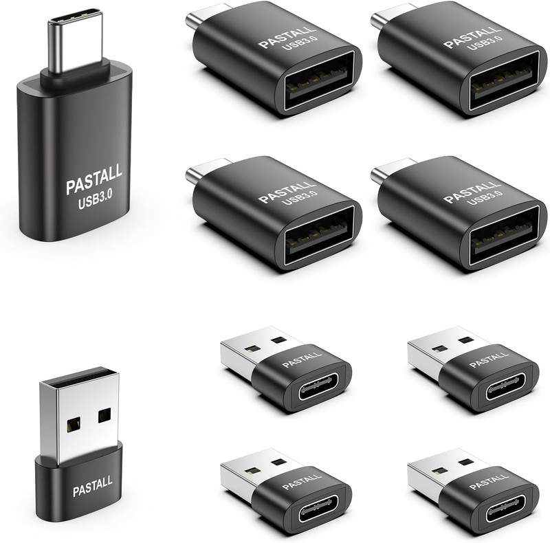 USB to USB C Adapter Combo 10 Pack,Usba to USBC OTG Charger Adaptor Compatible w