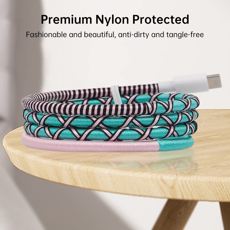 URIZONS 60w USB C to Lighting Cable, Nylon Braided Cable Fast Charging Cable ... gallery