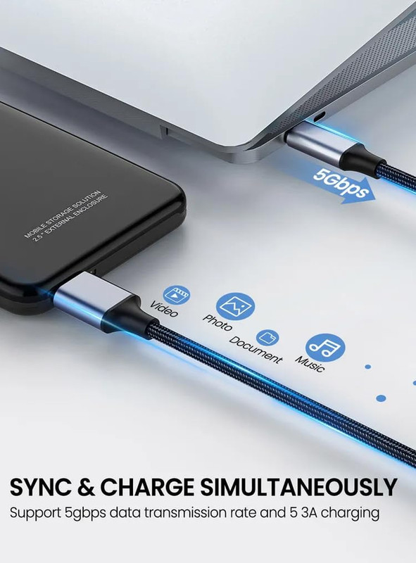 10Gbps USB C to Micro B Cable 3.2FT Fast Data Cord for External Hard Drive SSD gallery
