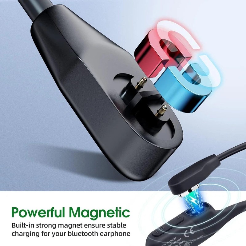 USB Magnetic Charging Cable Cord for After-Shokz Aeropex Open Run/Comm Headphone gallery